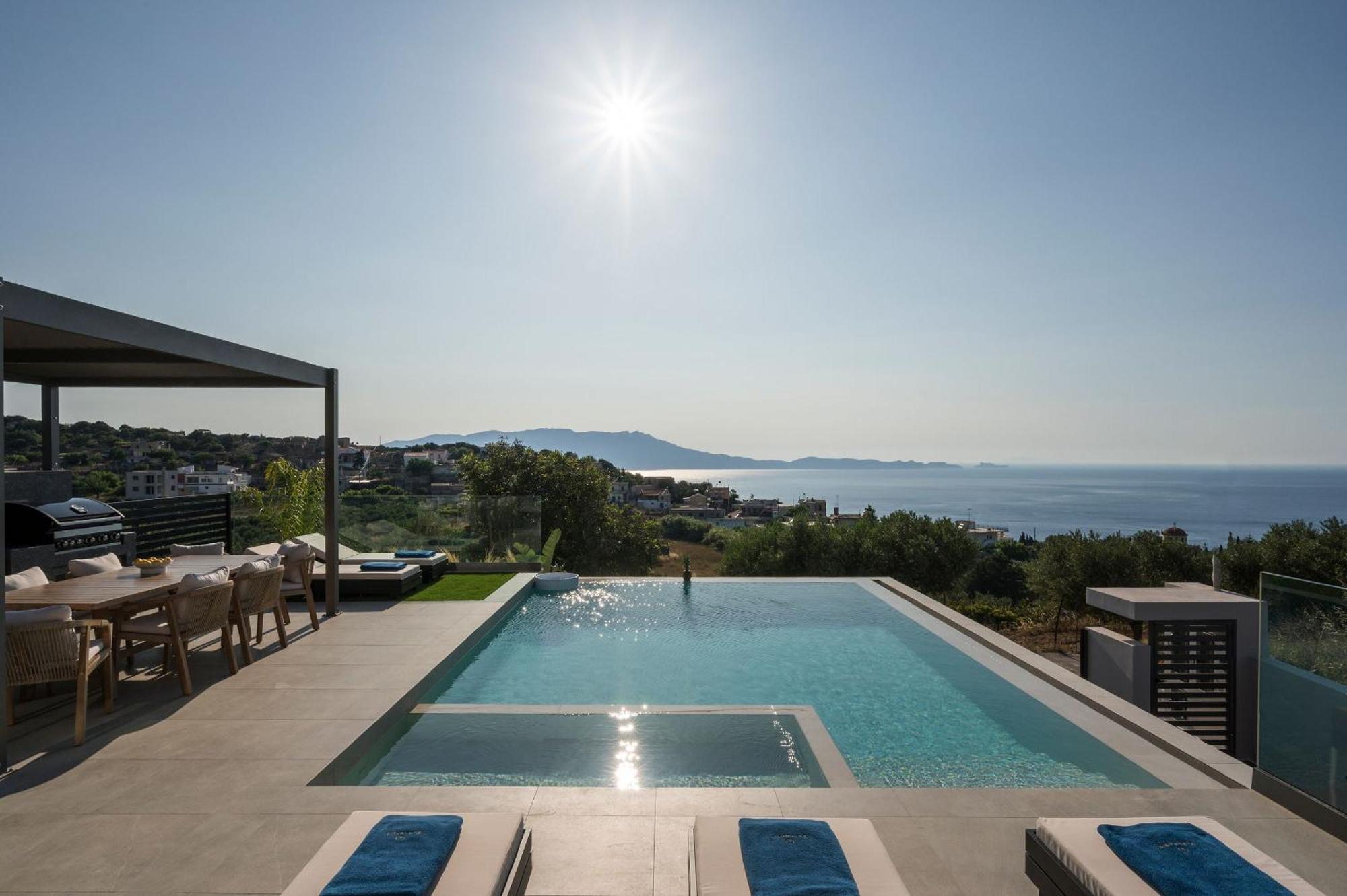 Villa Ekphrasis With Sea View And Jacuzzi Ραβδούχα Εξωτερικό φωτογραφία