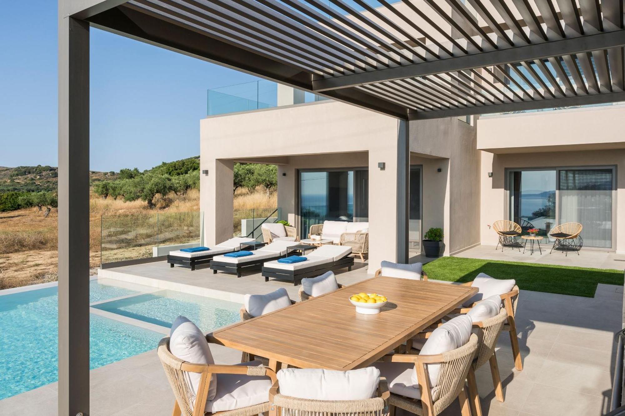 Villa Ekphrasis With Sea View And Jacuzzi Ραβδούχα Εξωτερικό φωτογραφία